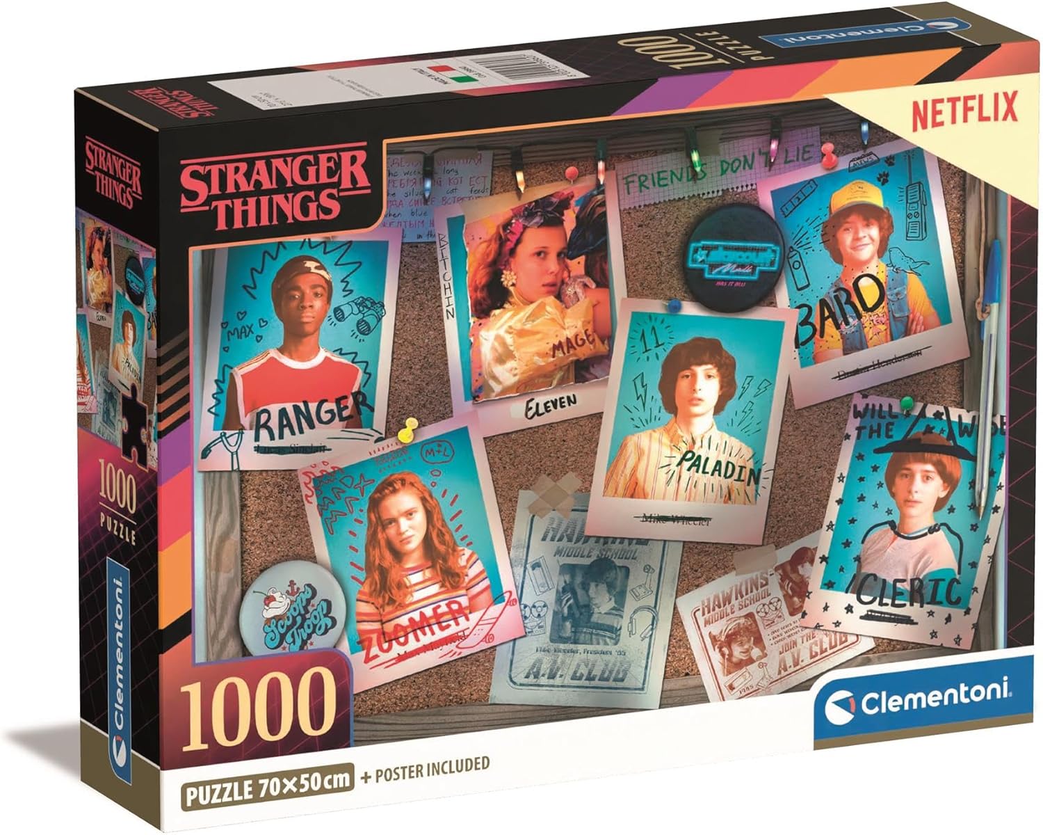 Puzzle compact Stranger Things 1000 pièces