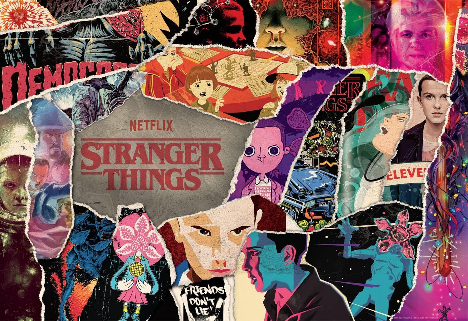 Puzzle Stranger Things Tears in Reality 2000 pièces – Image 2