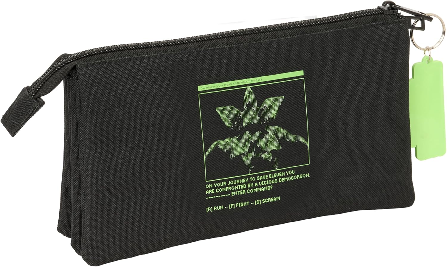 Trousse à crayons Stranger Things 3 compartiments 22 x 3 x 12 cm – Image 2