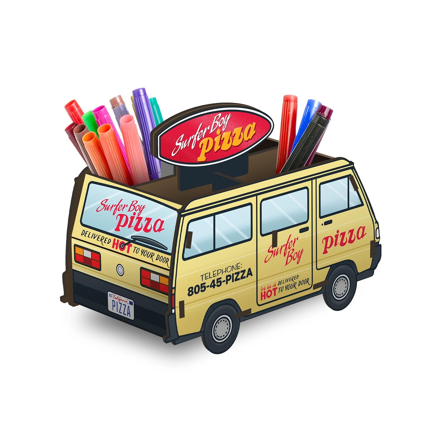 Bureau Caddy Stranger Things Surfer Boy Pizza par Genuine Fred – Image 5