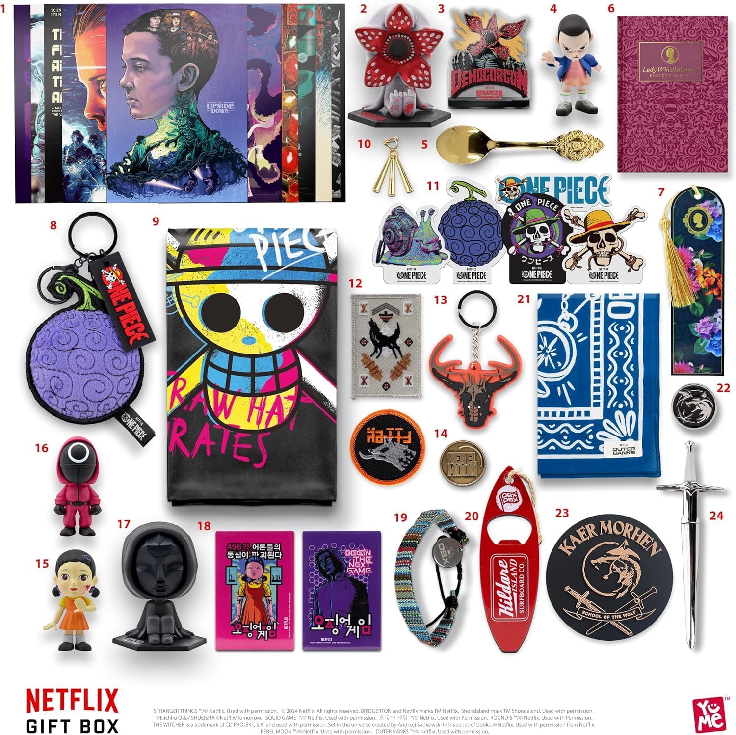 Calendrier de l'Avent Stranger Things Netflix avec effet sonore et 24 surprises – Image 3