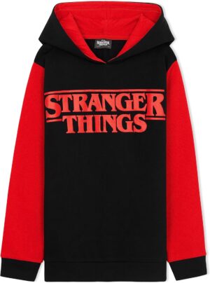 Sweat à capuche Stranger Things enfant en coton, tailles 9 à 15 ans