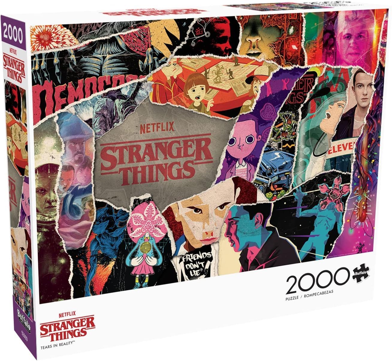 Puzzle Stranger Things Tears in Reality 2000 pièces