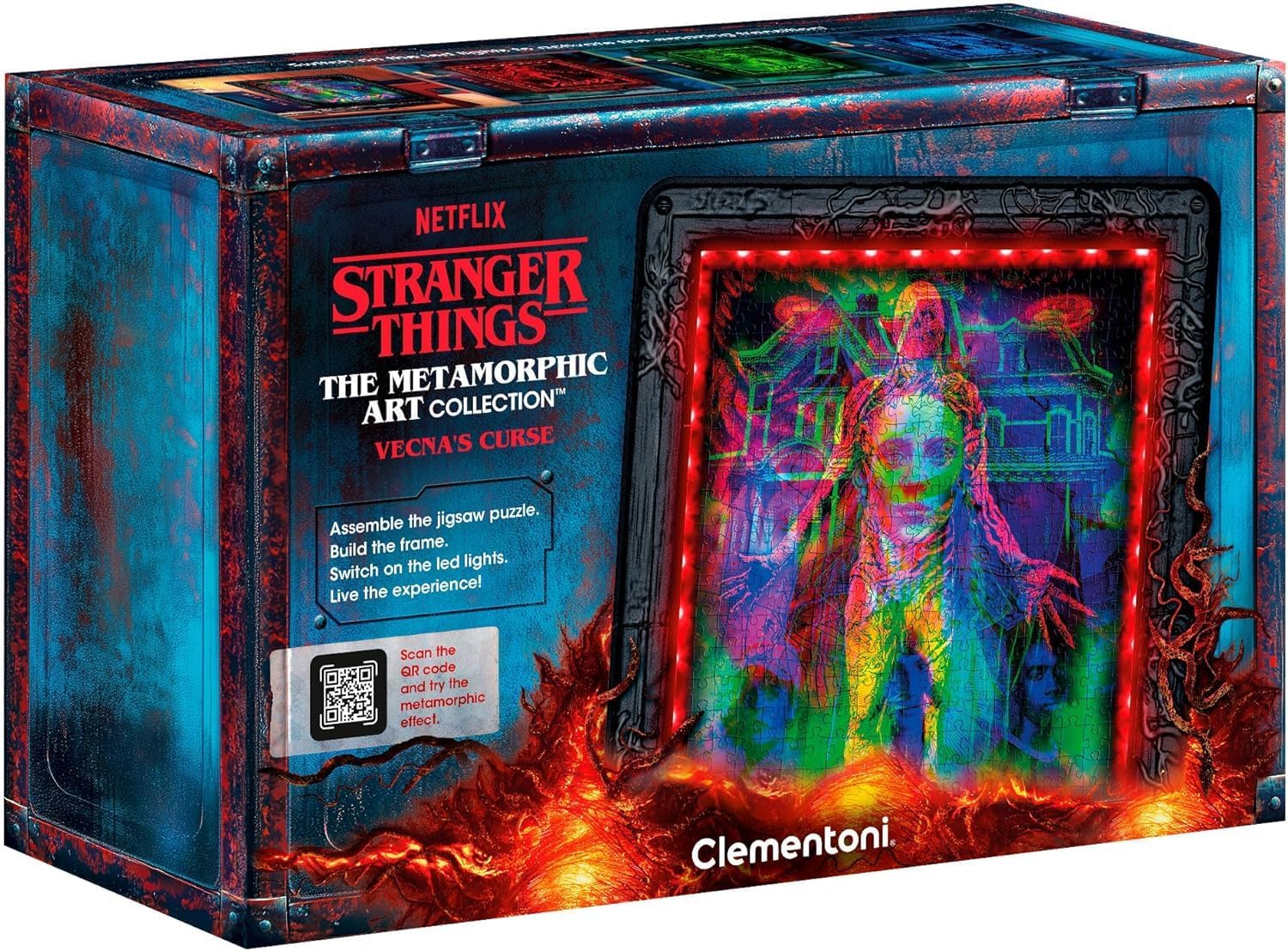 Puzzle cadre lumineux Vecna 520 pièces Stranger Things dès 14 ans