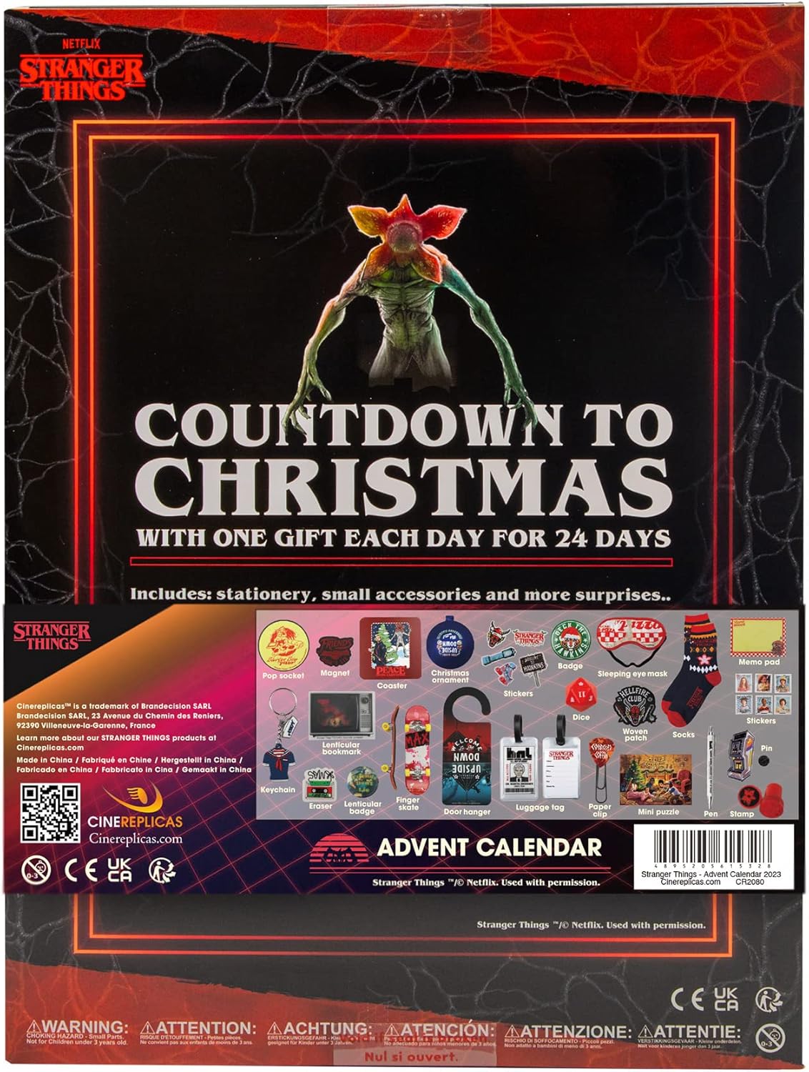 Calendrier de l'Avent Stranger Things avec 24 fenêtres – Image 3