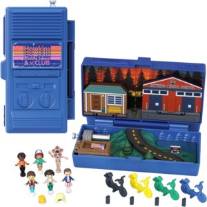 Polly Pocket Stranger Things coffret talkie-walkie avec 6 personnages