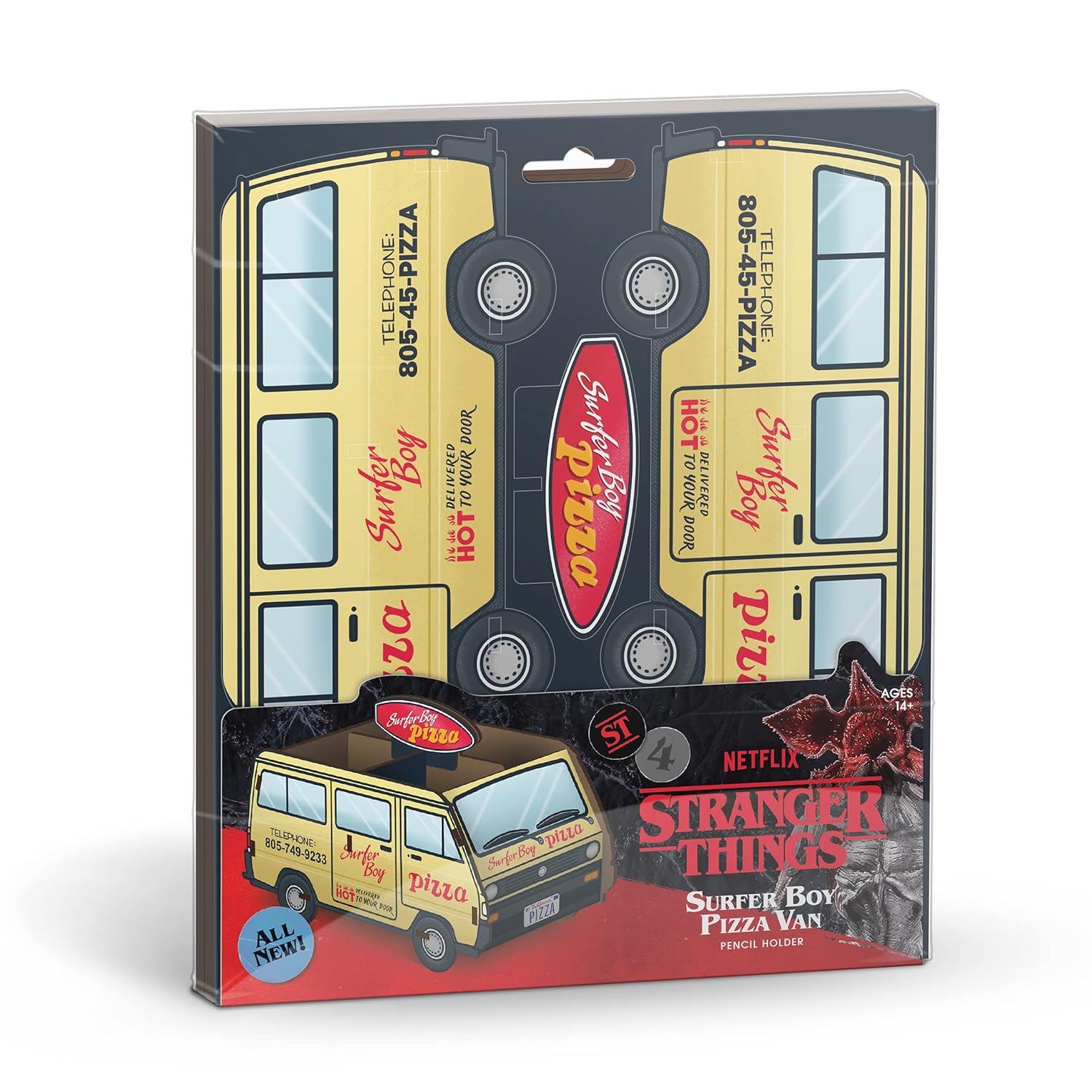 Bureau Caddy Stranger Things Surfer Boy Pizza par Genuine Fred – Image 6