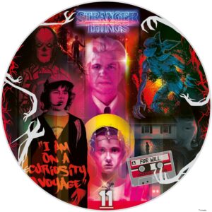 Puzzle rond Stranger Things Netflix, Phénomènes surnaturels, 500 pièces