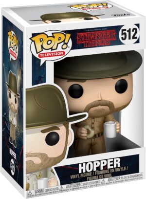 Funko Pop Stranger Things Jim Hopper au donut en vinyle