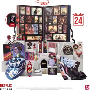 Calendrier de l'Avent Stranger Things Netflix avec effet sonore et 24 surprises