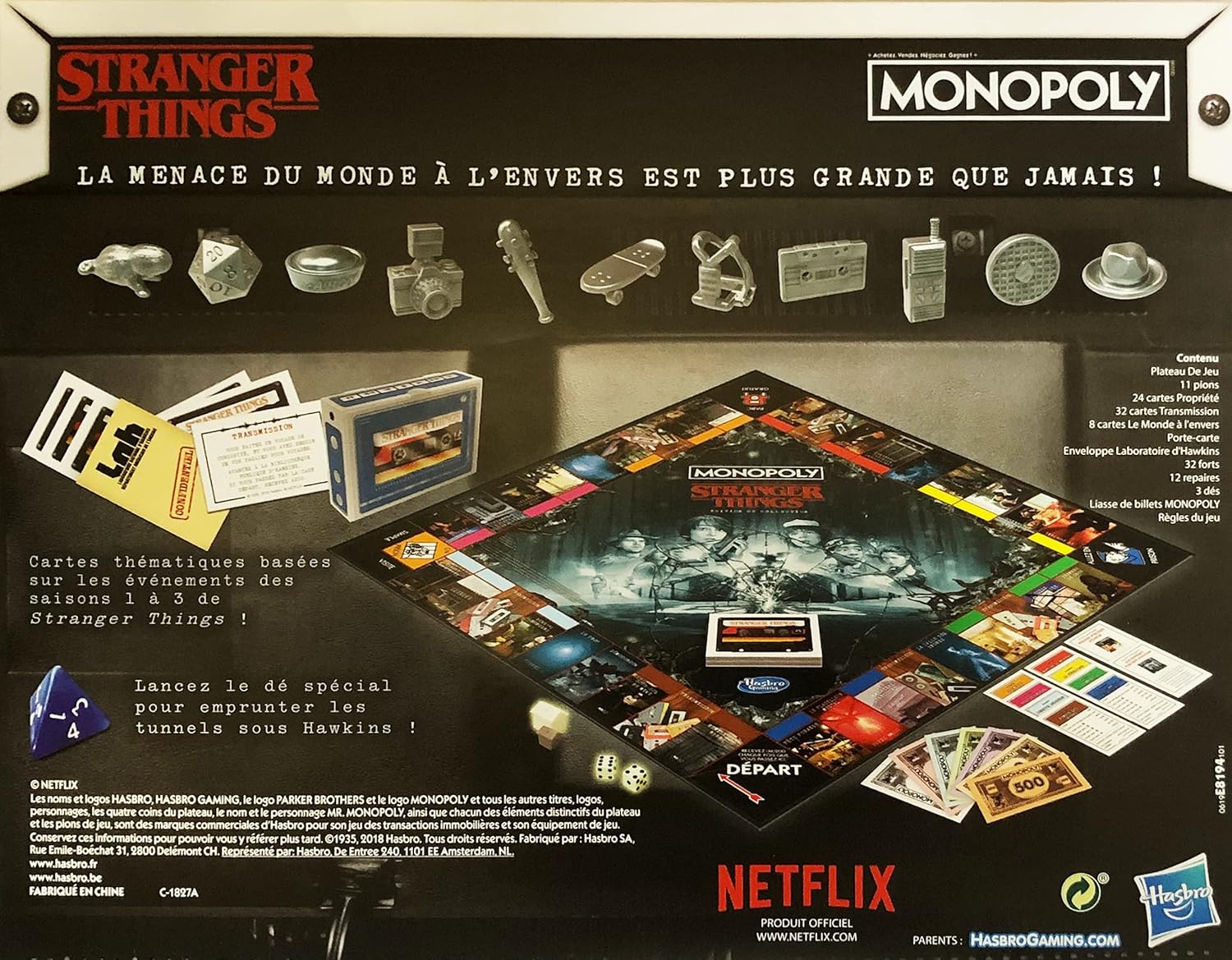 Monopoly Stranger Things édition collector Hasbro, saisons 1 à 3 – Image 5