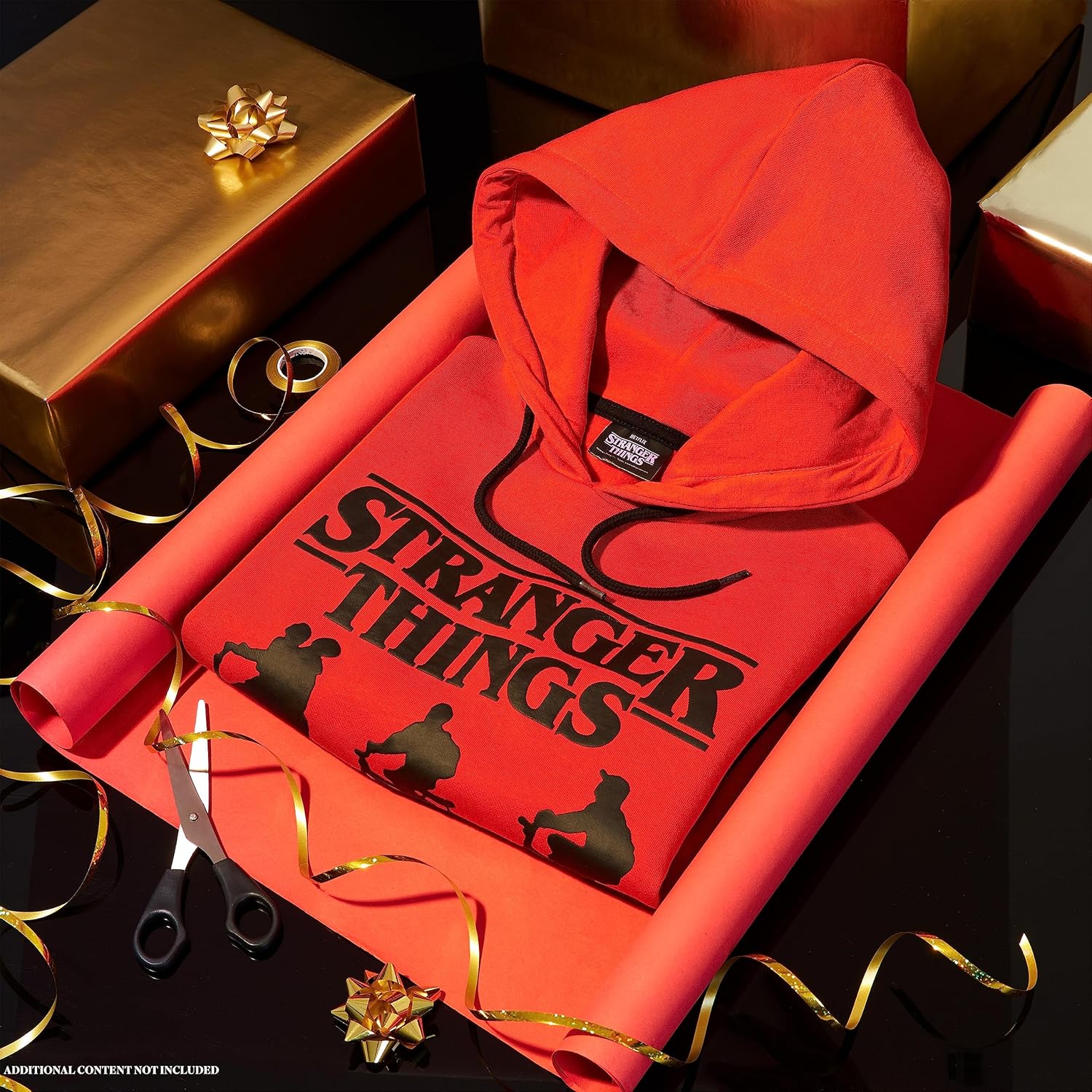 Sweat crop top à capuche Stranger Things en coton pour fille ado – Image 2