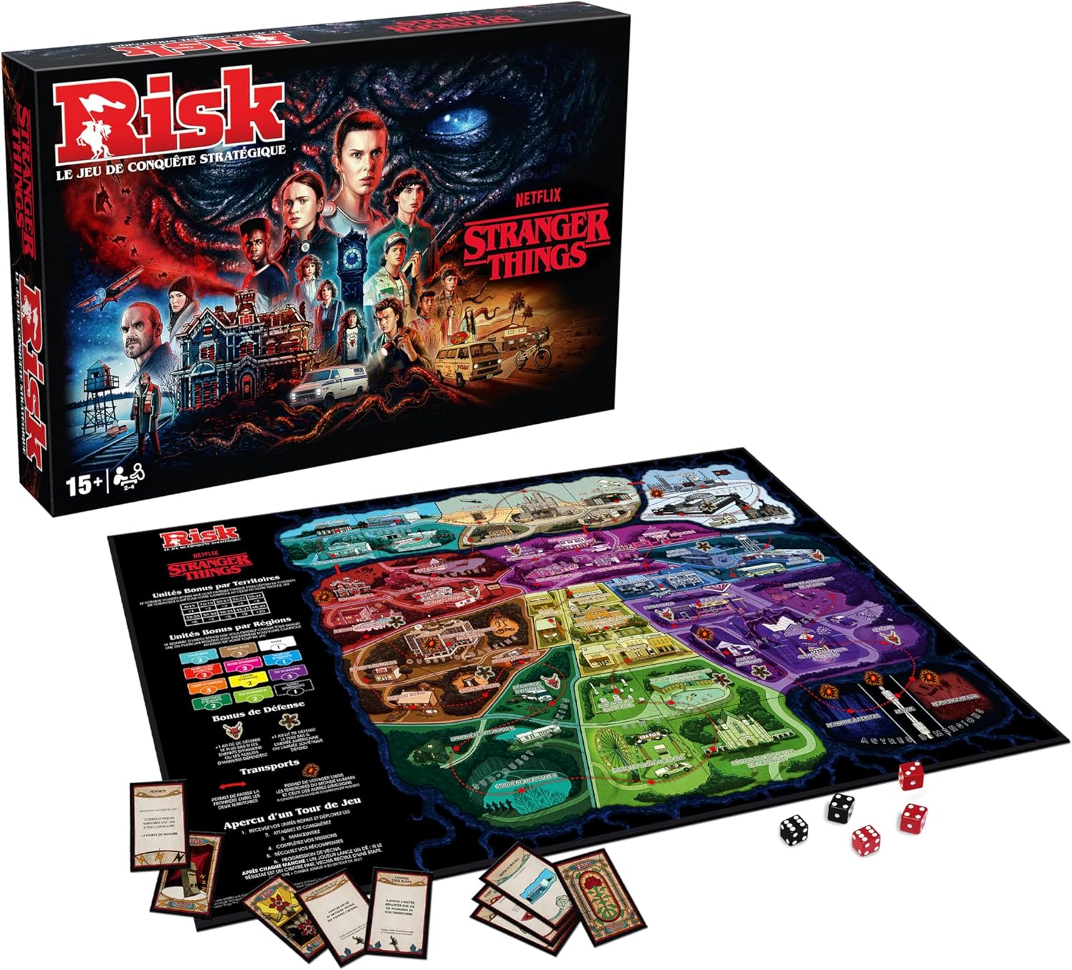 Risk Stranger Things en français, jeu de stratégie dès 18 ans