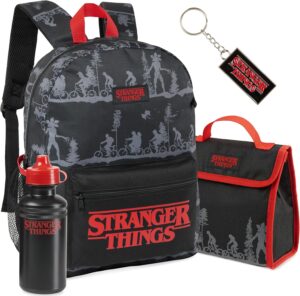 Set scolaire enfant Stranger Things 4 pièces avec sac à dos et accessoires