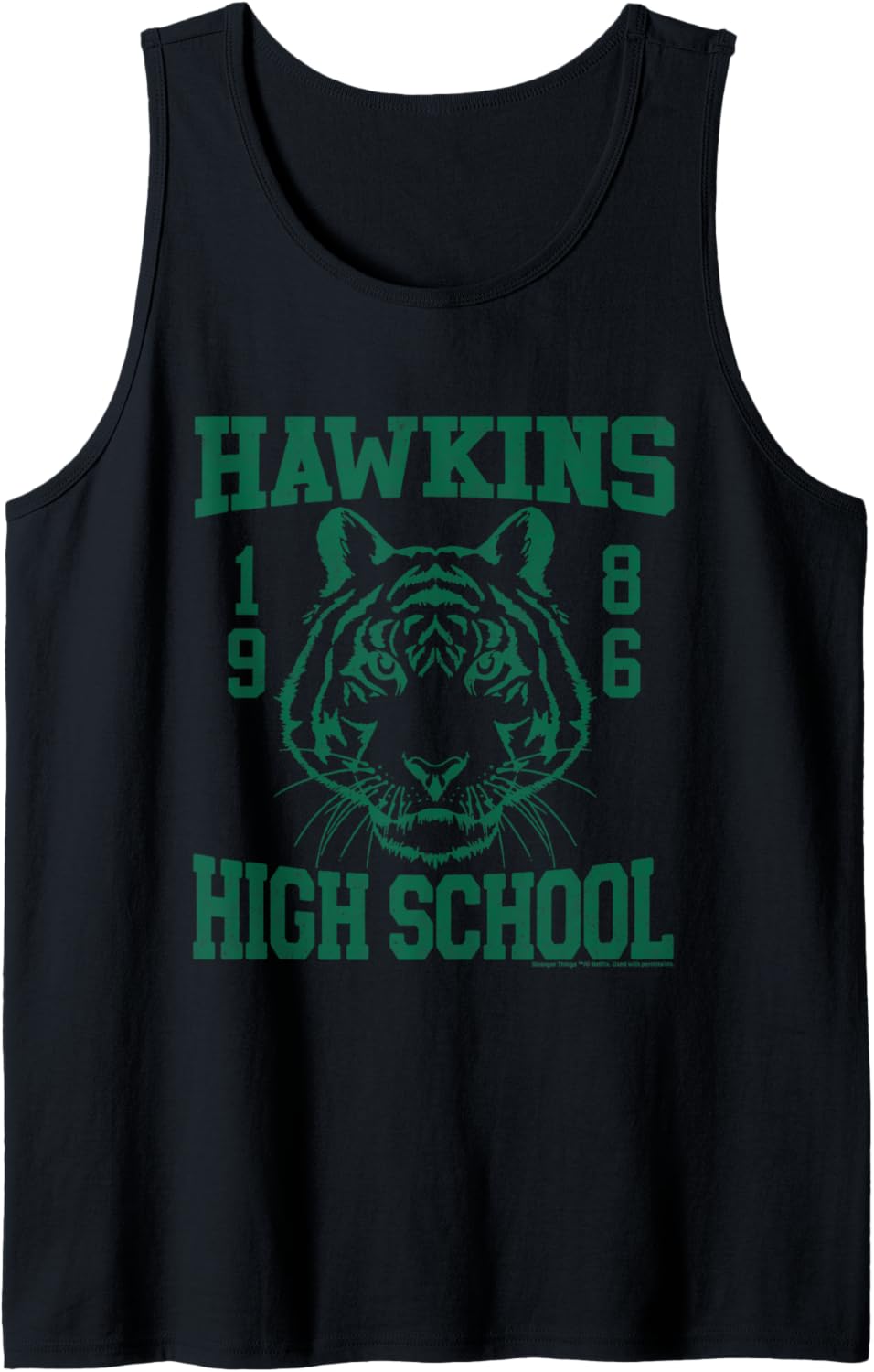 Débardeur Stranger Things Hawkins Tigers 1986