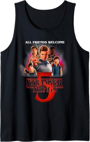 Débardeur Stranger Things poster saison cinq