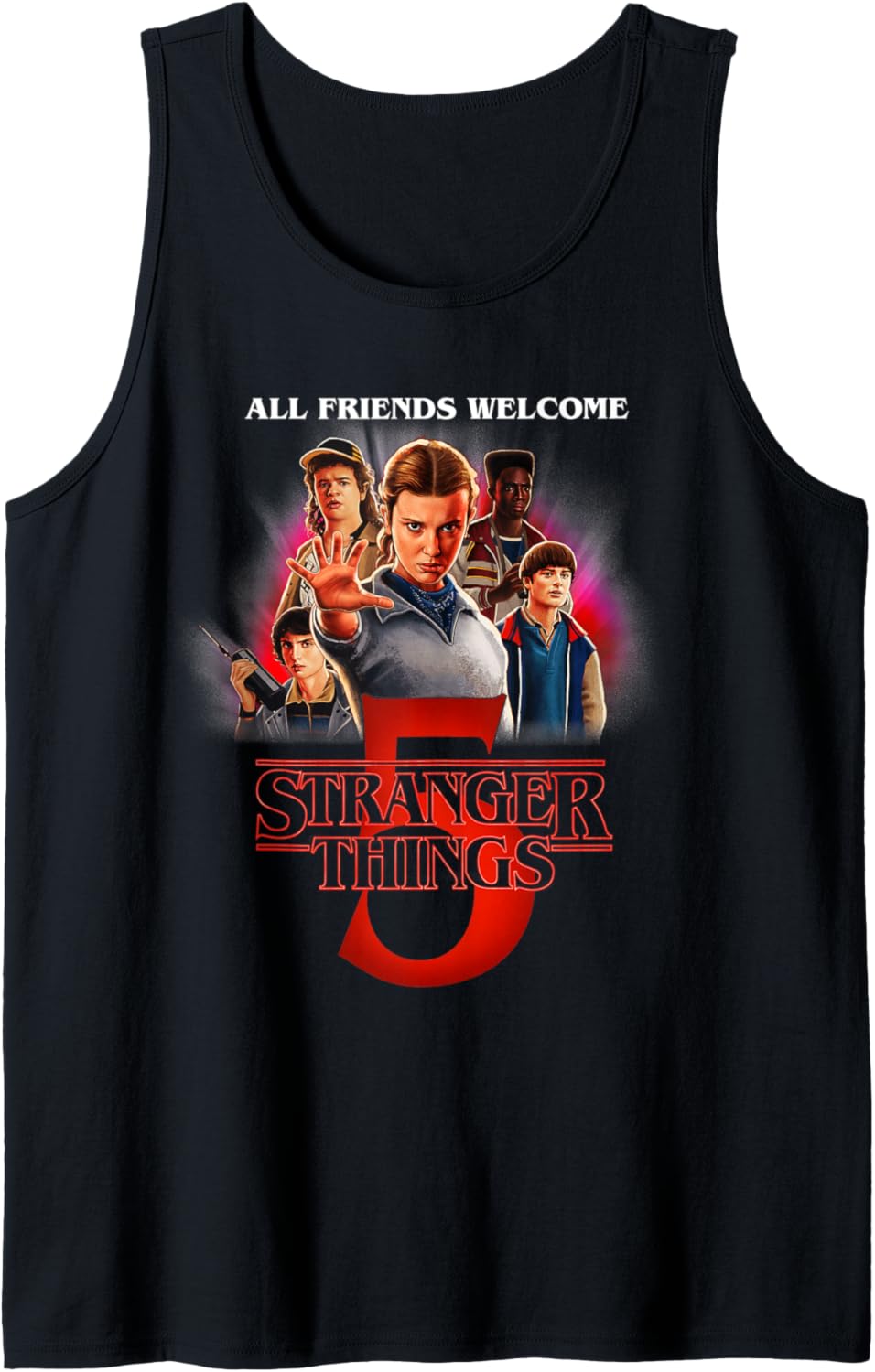 Débardeur Stranger Things poster saison cinq
