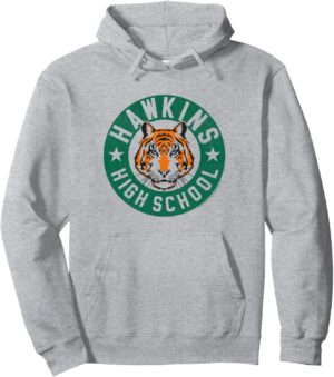 Sweat à capuche Stranger Things Hawkins High School Tigers 241 g