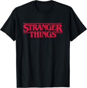 T-shirt Stranger Things logo principal coupe Femme ou Homme