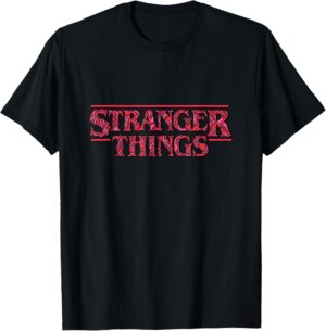 T-shirt Stranger Things avec logo en plusieurs coloris