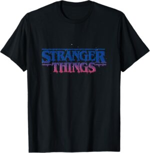 T-shirt logo Netflix Stranger Things