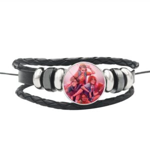Bracelet Stranger Things Dustin Steve Erica Robin en cuir réglable