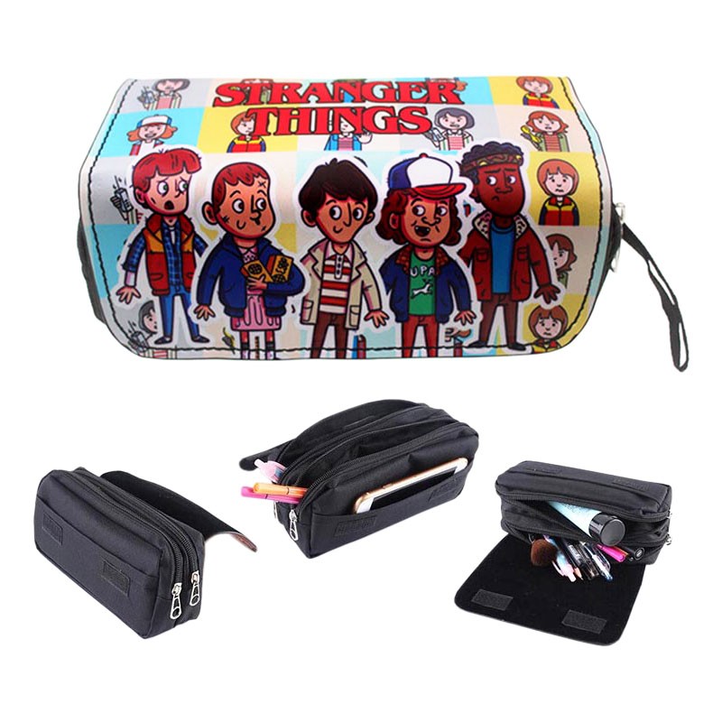 Trousse scolaire Stranger Things Onze 21,5 x 10,5 x 7,5 centimètres