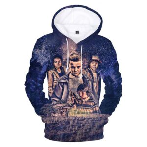 Sweat à capuche Stranger Things modèle Enfants