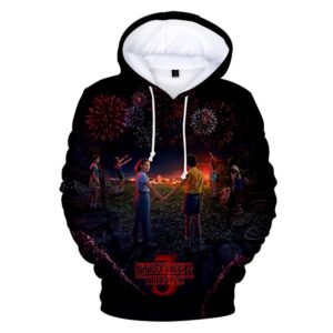 Sweat à capuche Stranger Things Fête National