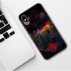 Coque iPhone Stranger Things Fête nationale pour iPhone SE à iPhone 11 Pro Max