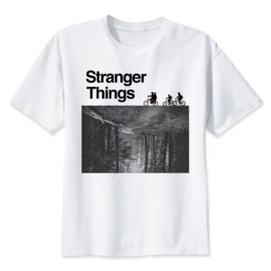 T-shirt Stranger Things motif Forêt