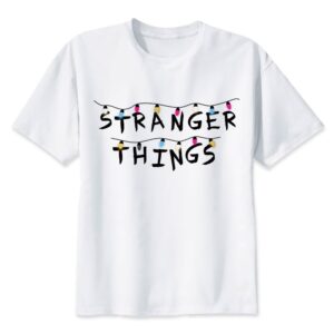 T-shirt Stranger Things motif guirlande