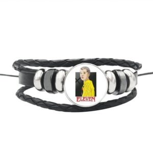 Bracelet Stranger Things Onze en cuir réglable