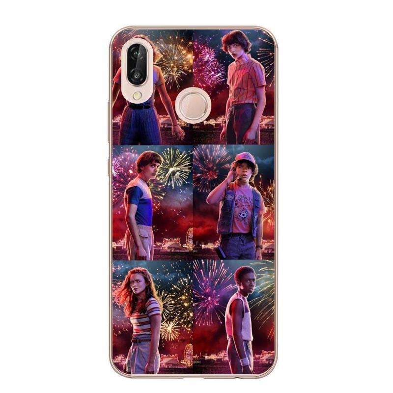 Coque Huawei Stranger Things avec personnages