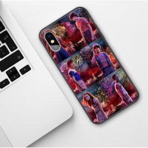 Coque iPhone Stranger Things Personnages pour iPhone SE à iPhone 11 Pro Max