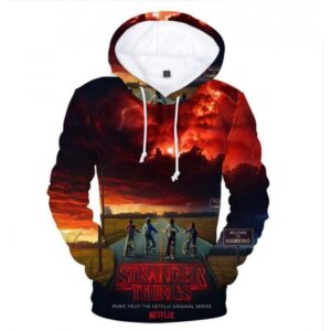 Sweat à capuche Stranger Things Saison 1, tailles XS à 3XL