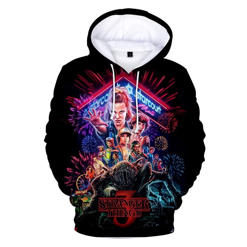 Sweat à capuche Stranger Things Saison 3