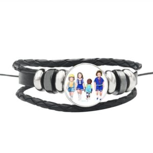 Bracelet Stranger Things The Scoops Troop en cuir réglable