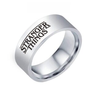 Bague Stranger Things couleur argent