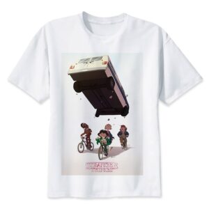 T-shirt Stranger Things thème Vélo Camion